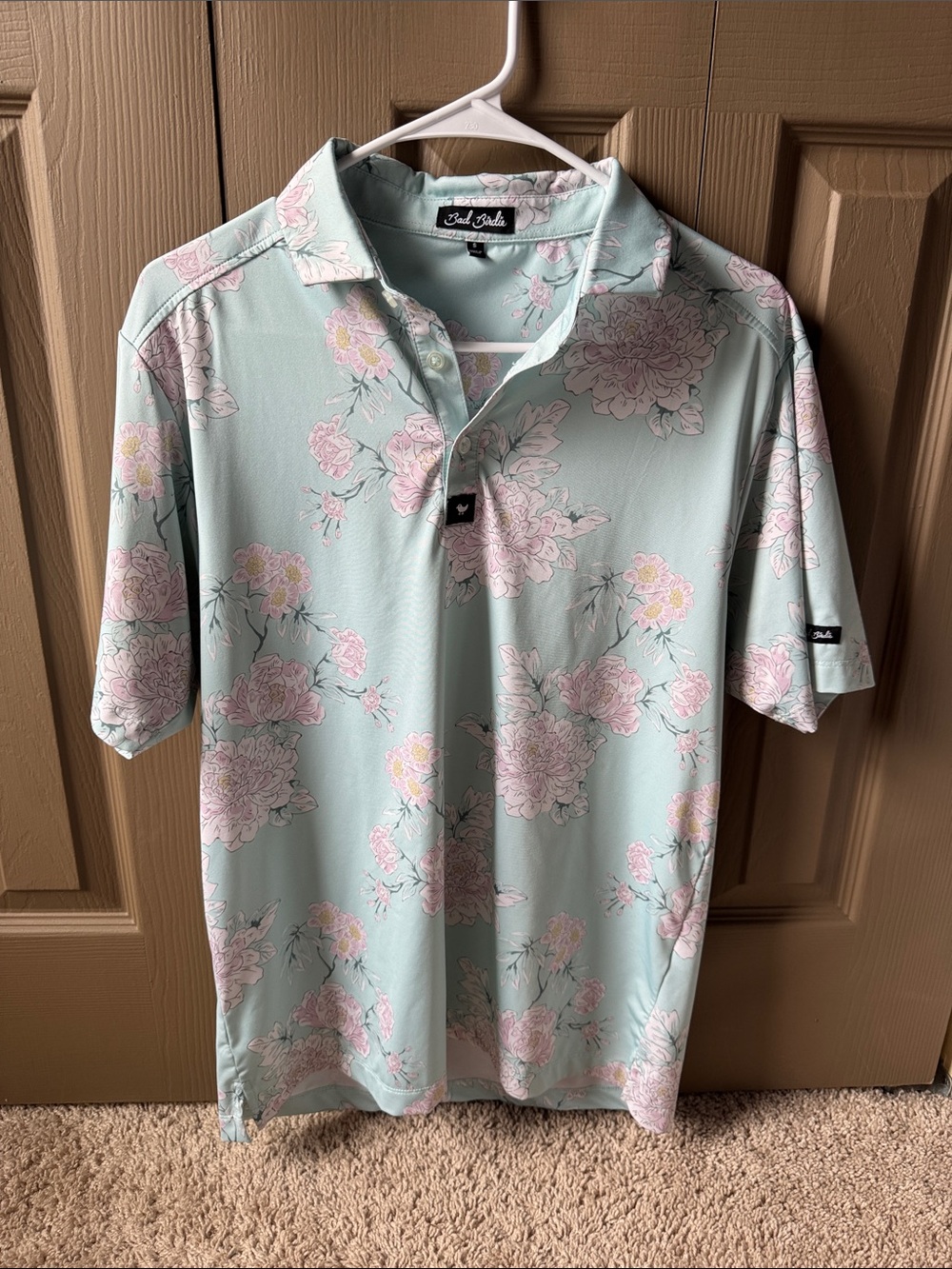 Bad Birdie Floral Golf Polo
